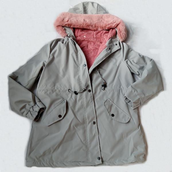 Waterproof 2020 women coat for outwear warm fur collar fleece women jackets cotton hooded coat