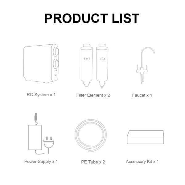Nobana Best Sell 00GPD 400GPD 600GPD 800GPD Filter for Water Purifier