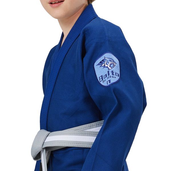 Children'S 100% Cotton 350 GSM Pearl Weave BJJ Kimono Customizable Gi Judo Uniform For Boys