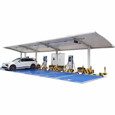 Estação de carregamento de veículos elétricos refrigerada a ar carro com funções de proteção e rede Ethernet