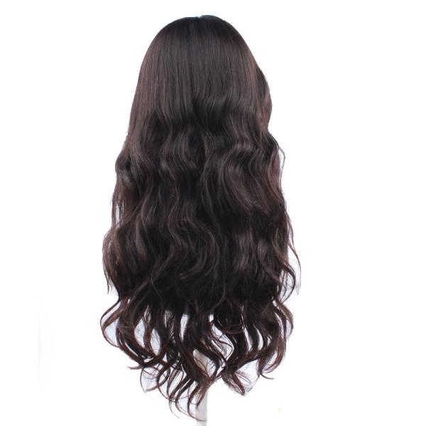 13*6 Lace Frontal Brazilian Remy Hair Pre Plucked Full Hand Made Curly Silky Wave Wig