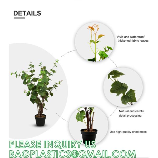 Artificial Greenery Chain Grapes Vines Leaves Foliage Simulation Fruits for Home Room Garden Wedding Garland Outside