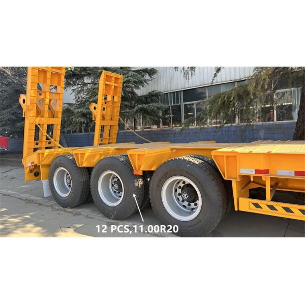 3 оси 80 тонн низкополосной полуприцеп для продажи на Мадагаскаре