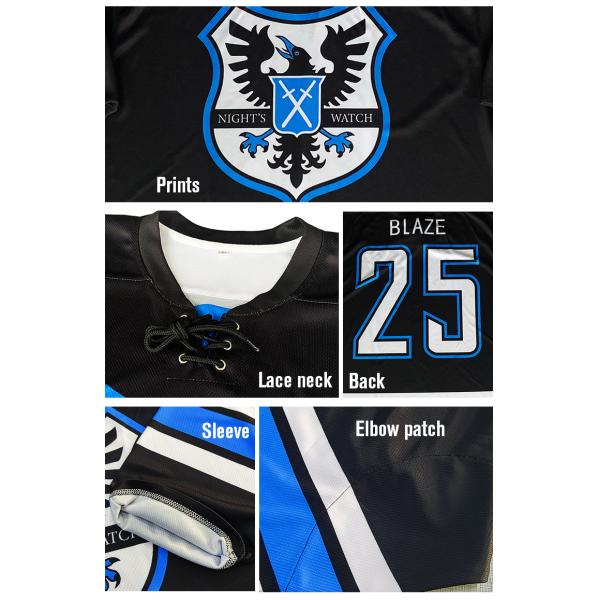 Lightweight Hockey Goalie Practice Jersey Anti Pilling Non Fading