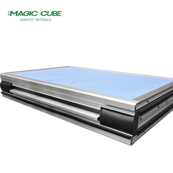 Polyester Fiber Acoustic Panel 600x1200mm 24mm Sound Absorbing Wall Board for University Lecture Hall Interior Decoration