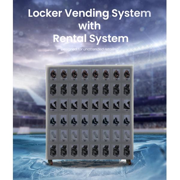 Renting Sports Equipment Roller Skates Rental Vending Machine With Nayax Card Reader