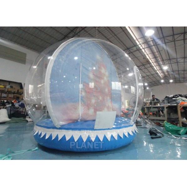 шарик глобуса снега PVC раздувной Санта 0.65mm учетверяет шить