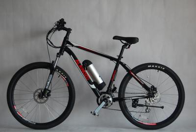 Brushless Electric Motor Mountain Bike Black Full Suspension Electric Mountain Bike