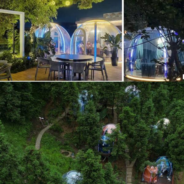 PC Star Room mobile restaurant Bubble room Outdoor homestay Transparent tent glass sun room