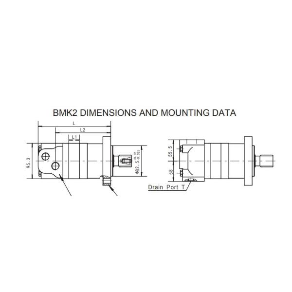 Char-Lynn 104-1387-006 Hydraulic Motor For Swing Motor Brush Cutters Mowers Harvesting Equipment