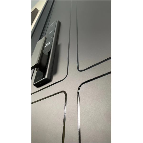 Heat Transfer Steel Security Front Doors Cold Rolled Exterior Entrance Doors