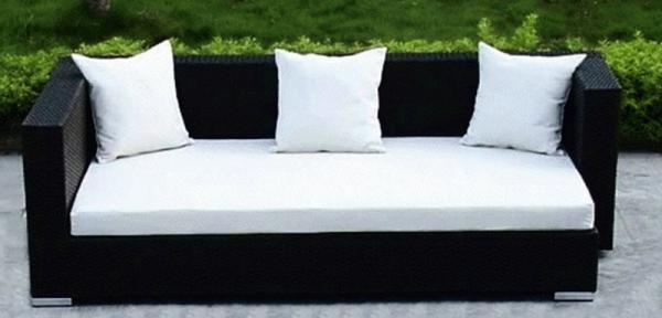 1pc cane 3 seat sofa