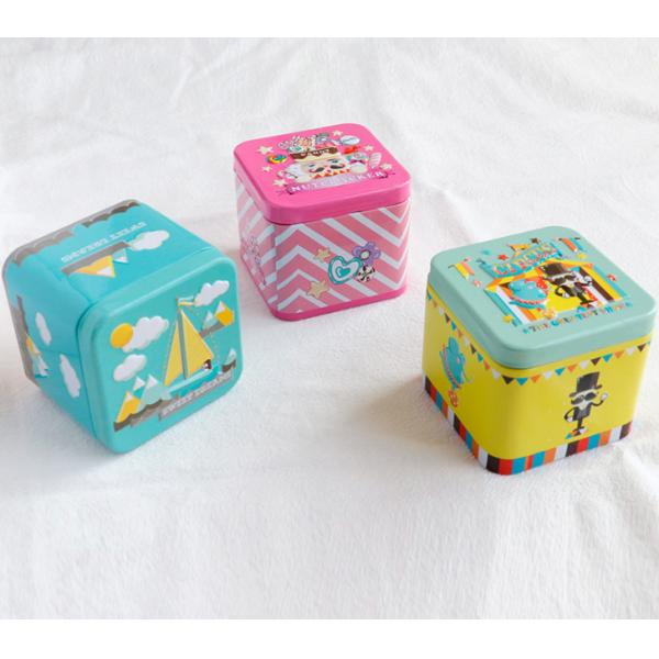 Подарка коробки олова свечи конфеты ODM упаковка металла пустого декоративная