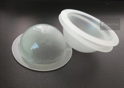 A cor transparente esfrega a parte inferior redonda material dos PP do mini bloco da cápsula