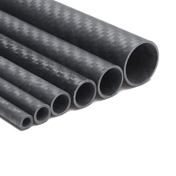 Rolo resistente UV do tubo sem fôlego do filamento da fibra do carbono envolvido