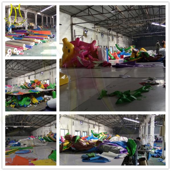 Hansel  Grade A PVC tarpaulin kids amusment park  inflatable bouncer house
