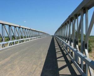 Estrutura simples da ponte de aço modular pré-fabricada do delta para o