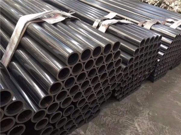 High Frequency Black Welded Steel Pipe Anti Rust Painting For Water / Oil Field