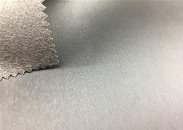 Nonwoven + Polyester Shoes Synthetic Leather 1.2 Mm - 1.4 Mm Thickness