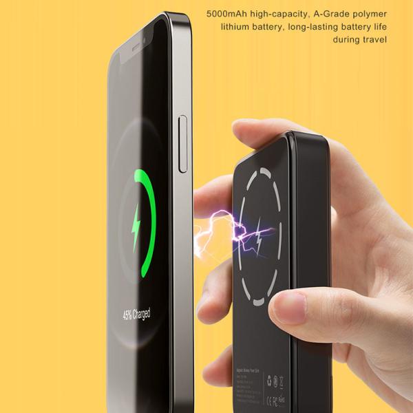 батарея полимера Li беспроводного банка силы заряжателя 5000mAh внутренняя