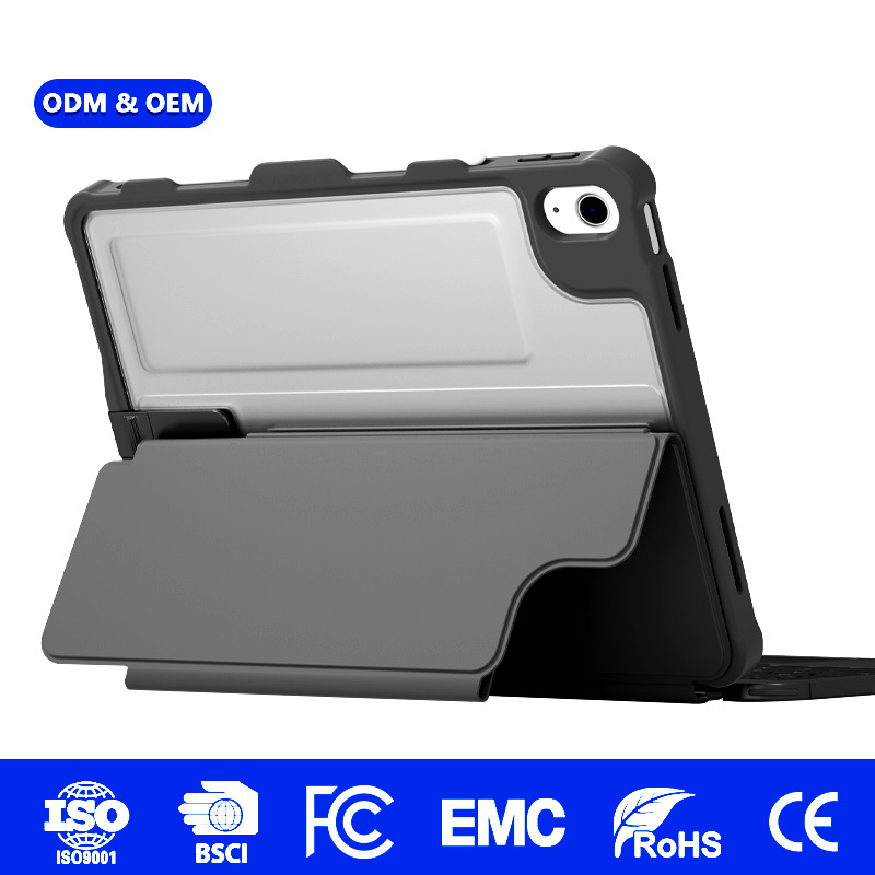 Rugged Protective Keyboard Case for iPad A16,USB-C Keyboard with Multi-Gesture Trackpad Pen Slot Customizable for Reseller