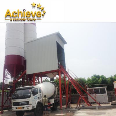 JS1000 Universal Mobile Concrete Batching Plant 50 CBM Per Hour  4.1m