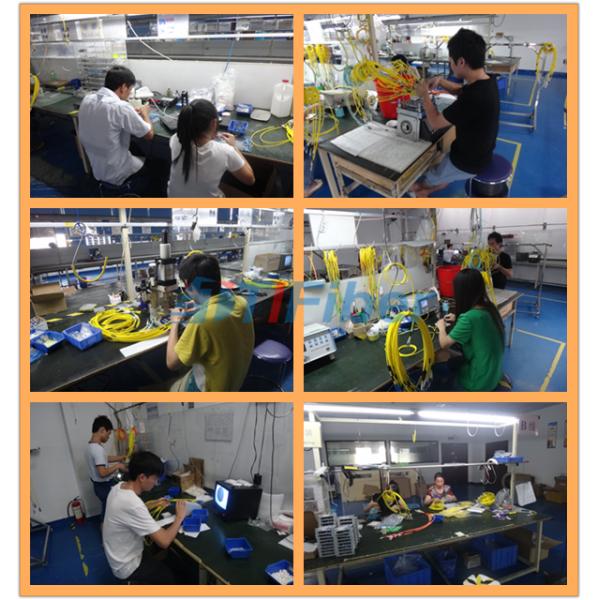 Квадрат LC для того чтобы оголить переходнику оптического волокна с керамической втулкой, снабжением жилищем металла