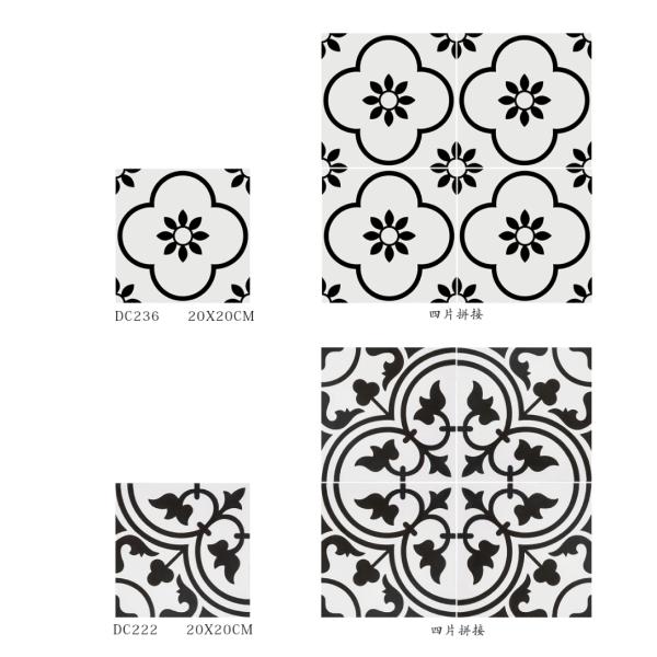 Плитки пола белого лоска SGS 20x20cm керамические, плитки балкона фарфора 8.5mm