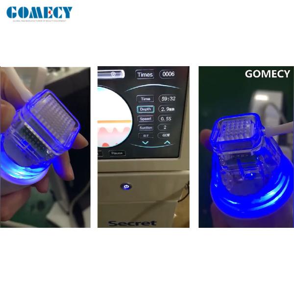 Micro Agulha Portátil Sistema de RF Fracionado Martelar Frio Quente Tratamento Facial