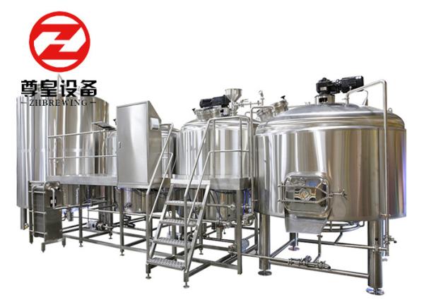 Energy Saving Industrial Brewing Equipment , 2000L Beer Manufacturing Plant
