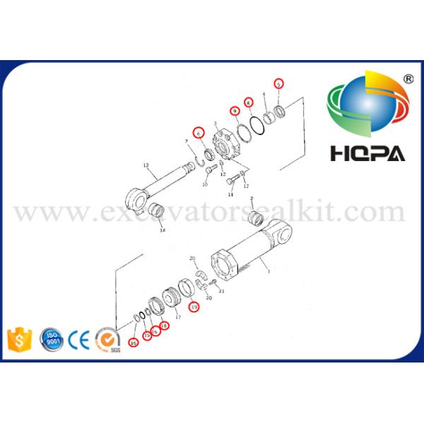 707-99-73010 Dump Hydraulic Cylinder Seal Kit WA400-1 WA450-1 WA4700-1