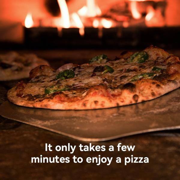 80*42*85cm Forno PIZZA Equipamento de padaria Jardim profissional ao ar livre Forno A Legna Per Pizza