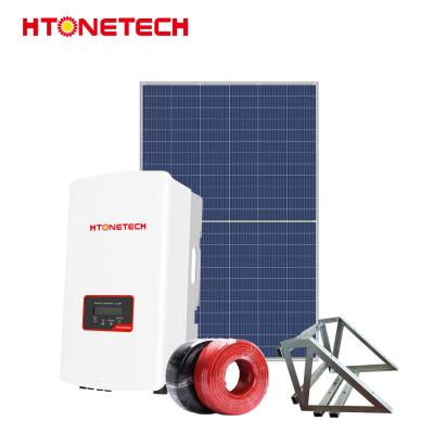 Sistema de energia solar de 3 kW na rede 24V Sistema de ligação de rede híbrida