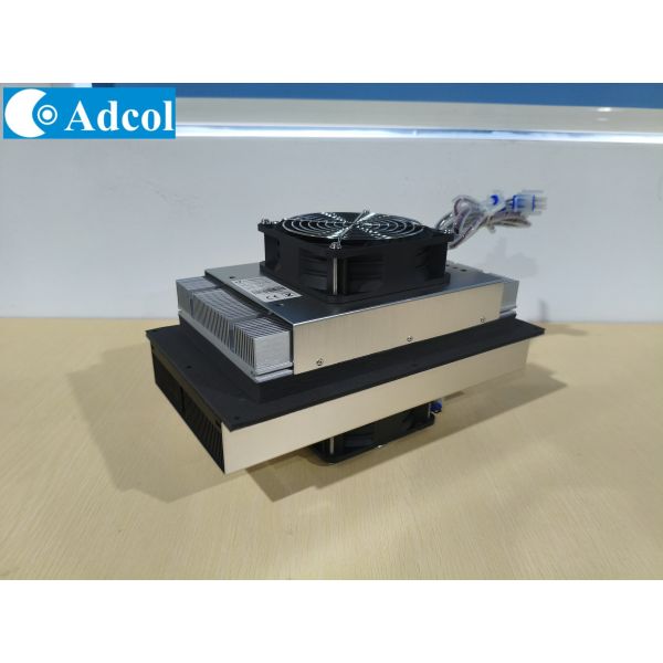 150W Thermoelectric air conditioner is designed for electronic cabinets and environmental chambers. lt can maintain ambient temperatures while removing up to 148w.