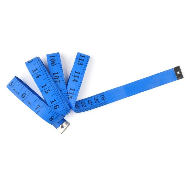 Soft Flexible 120 Inch Measuring Tape Blue For Body Weight Loss Measuring ODM