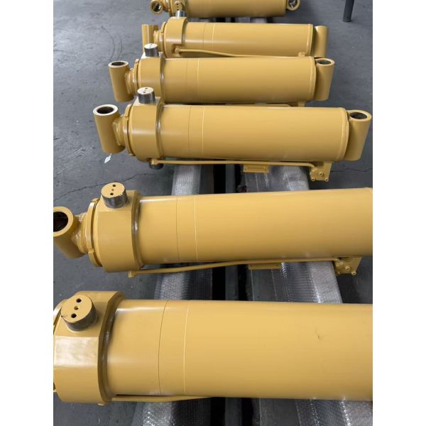 Hard Chrome Plated Luffing Hydraulic Double Acting Ram Cylinder For Construction Machinery
