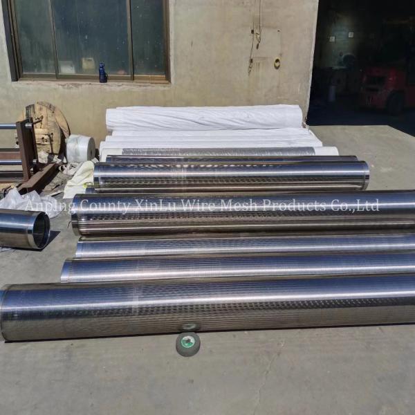 Wire Wrapped Continuous Slot Well Screen Steel Casing Pipe fo Oil Pump Drilling Filter