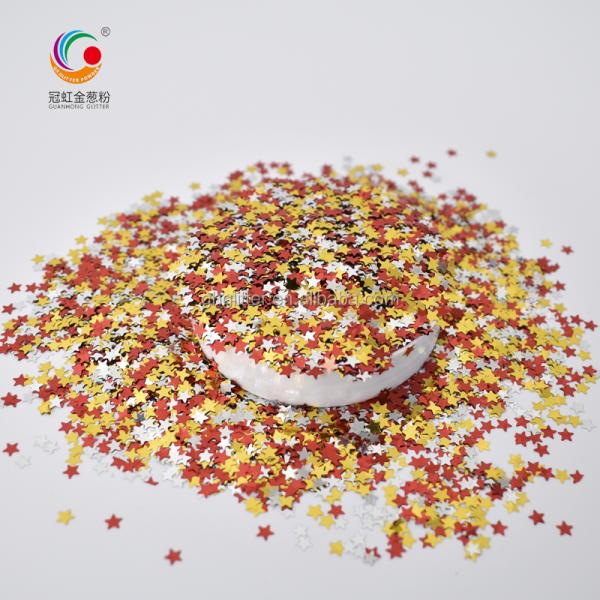 Nail PET Glitter Powder Dust Bulk Rose Flowers For Craft Textile Decoration