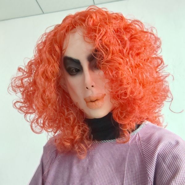 Latex Fantasy Mask for Theatrical Use - One Size Fits Most and Lightweight at 280g