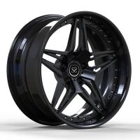 O PC preto de Chevy Nova 2 da liga forjou 18inch desconcertado as rodas 19inch 18x8 19x9