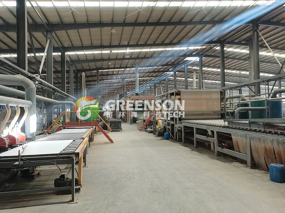 603x603mm Acoustic Mineral Wool Plant Turnkey Mineral Fiber Ceiling Board Production Line