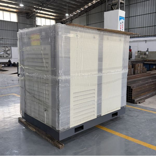 Rotary Screw Air Compressor Low Noise AC Power Lubricated