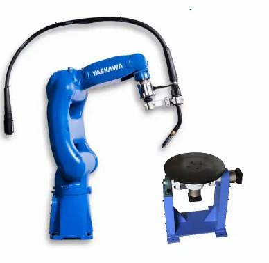 AR700 Industrial 6 Axis Used Yaskawa Robot Arm With Welding Machine And Mig Welding Torch