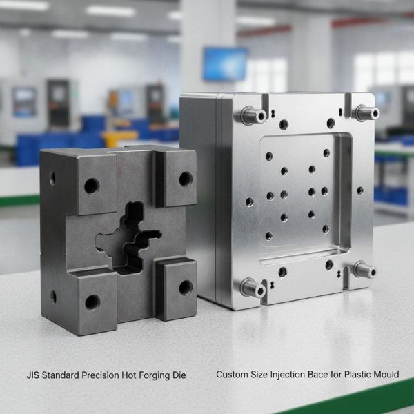 JIS Standard Precision Hot Forging Die Custom Size Injection Mold Base for Plastic Mould