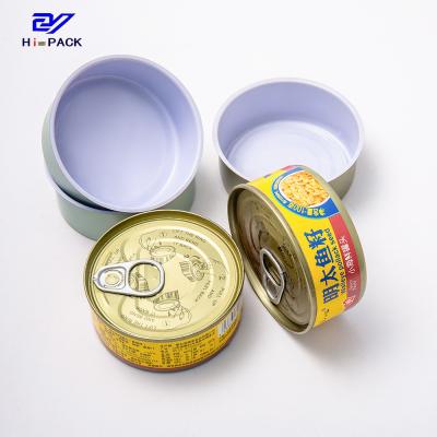 D73x30mm Pequenos recipientes metálicos redondos 100 ml Containers de estanho redondo de altura