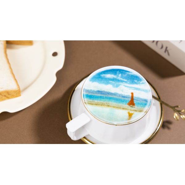 ODM Latte Art Coffee Printing Machine 100x100mm 220V 60W