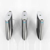 Barrière AC220V 50HZ d'aileron de tourniquet de contrôle d'accès d'acier inoxydable de 304 catégories