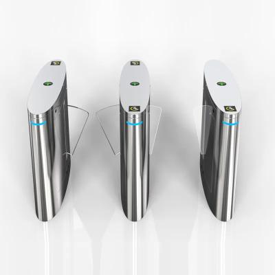 Barreira de aço inoxidável AC220V 50HZ da aleta do torniquete do controle de acesso de 304 categorias
