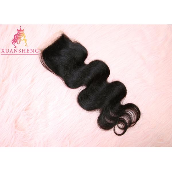 Virgin Cuticle Aligned Hair Body Wave 4x4 Inches Swiss Lace Human Closures