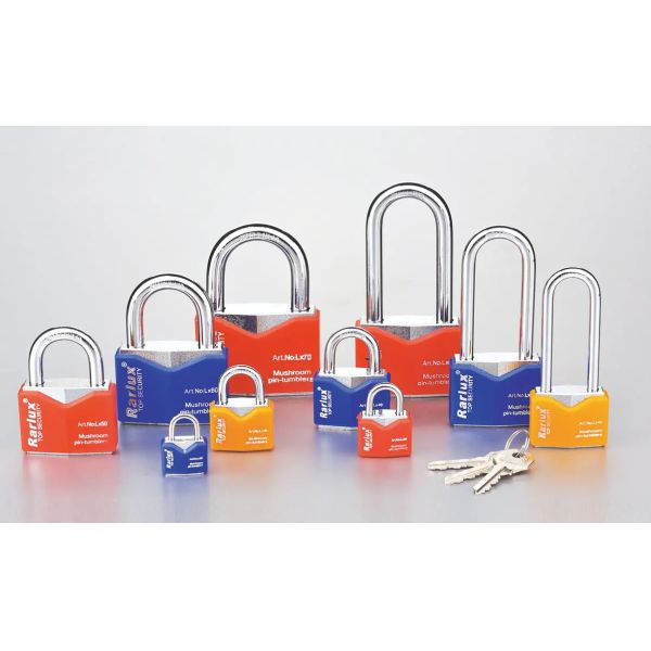 Hot Selling Wholesale China Padlock  Plastic Cover Rhombic Type Iron Padlock
